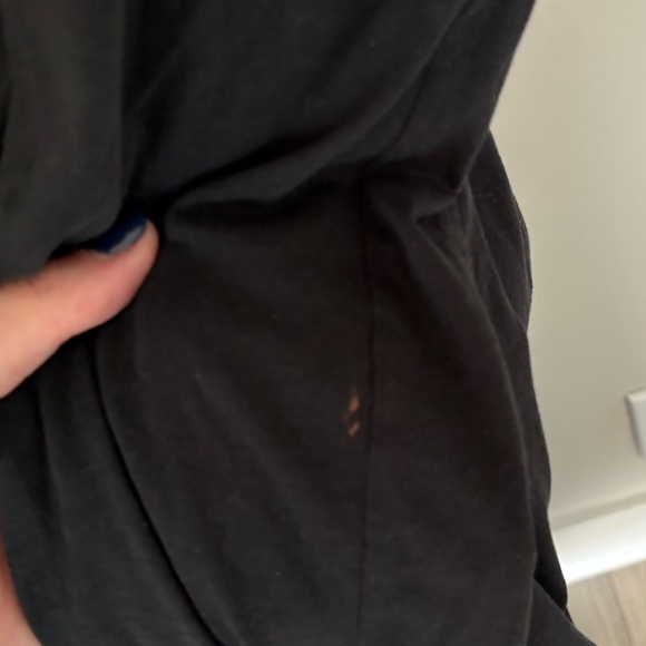 LUNYA Organic Pima Cotton Long Duster Cardigan Black One Size - Picture 8 of 9